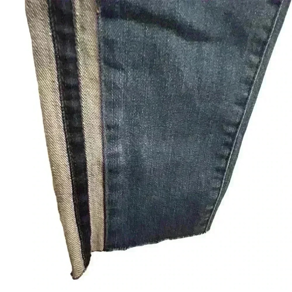 Lolo Women's Ankle Jeans Size 11 Blue Side Stripe Stretch Denim - Picture 7 of 12